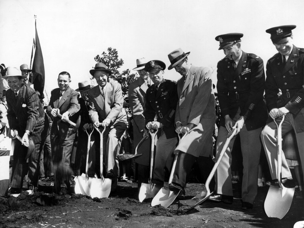 Groundbreaking for Lake Lanier occurred on March 1, 1950. The ceremony was held on the left bank of the Chattahoochee River in Gwinnett County on a high peak overlooking the site chosen for the earth dam that would hold back the waters of Lake Lanier.

The ceremony was attended by a number of dignitaries, including Governor Herman Talmadge, Senator Walter George, Senator Richard B. Russell, and Atlanta mayor William B. Hartsfield.

In his speech, Governor Talmadge said that the creation of Lake Lanier would be a "boon to the people of Georgia" and that it would "provide a much-needed source of water for irrigation, drinking, and recreation."

Senator George said that Lake Lanier would be a "great asset to the state of Georgia" and that it would "provide a beautiful setting for recreation and a valuable source of water for irrigation and drinking."

Senator Russell said that Lake Lanier would be a "great benefit to the people of Georgia" and that it would "provide a valuable source of water for irrigation, drinking, and recreation."

Mayor Hartsfield said that Lake Lanier would be a "great asset to the city of Atlanta" and that it would "provide a beautiful setting for recreation and a valuable source of water for irrigation and drinking."

After the speeches, the dignitaries turned over the first shovels of dirt to mark the beginning of construction on Lake Lanier.

The construction of Lake Lanier was a major undertaking. The dam was built by the U.S. Army Corps of Engineers and it took four years to complete. The lake was filled with water from the Chattahoochee River and it took several years for the lake to reach its full level.

Lake Lanier is now one of the most popular lakes in Georgia. It is a popular destination for boating, fishing, swimming, and other water sports. It is also home to several marinas, campgrounds, and resorts. The lake is located in the foothills of the Blue Ridge Mountains, and its scenic beauty makes it a popular tourist destination.

